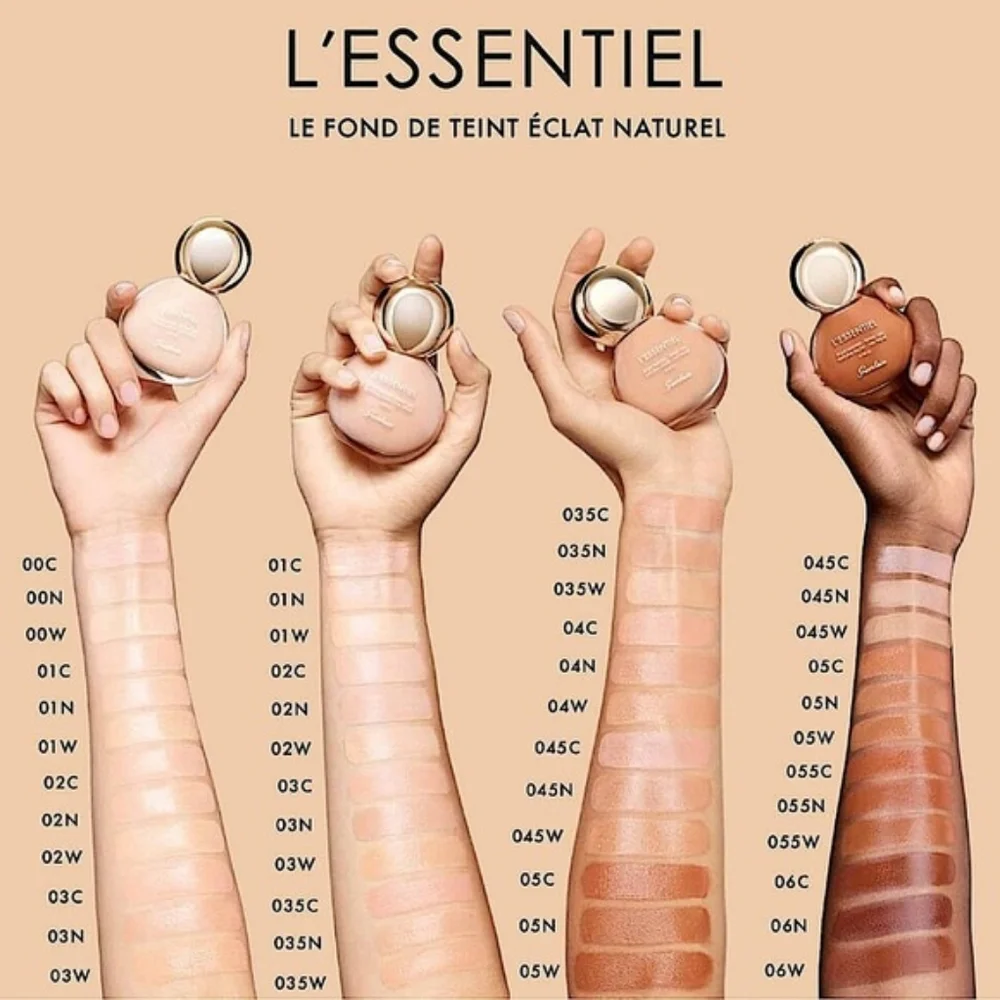Guerlain L'essentiel Foundation (00C Porcelain Rose) 1.0 Oz - New In Box